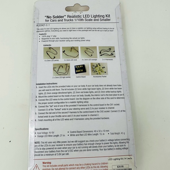 Common Sense RC Realistic Lead Lighting Kit - Picture 2 of 2